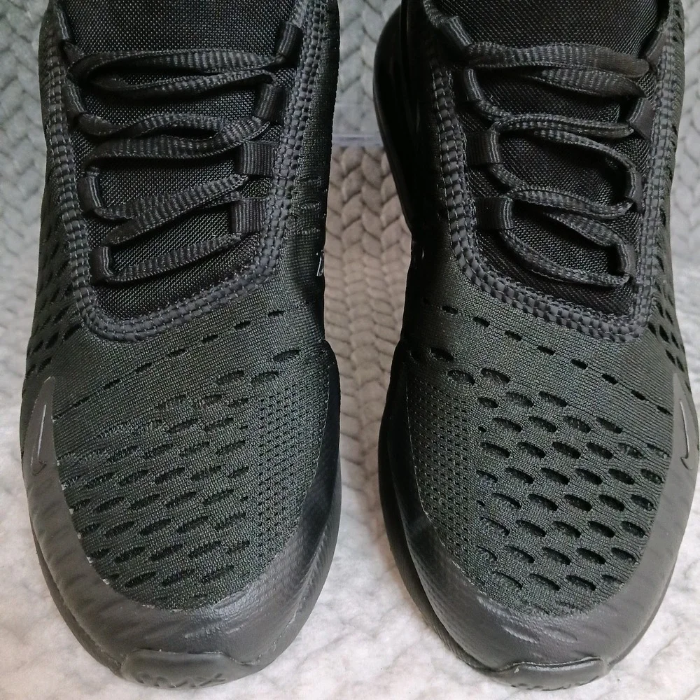 Nike Air Max 270 Black GS Walking Running Sneakers Shoes Size 6Y Women's 7.5